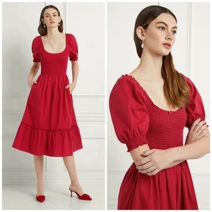 Hill House Home | The Louisa Nap Dress in Victorian Red